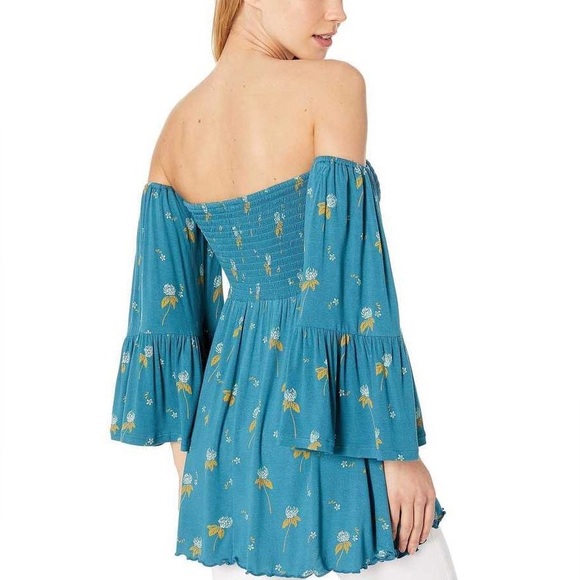 Free People NWOT Lana Off-the-Shoulder Tunic - Picture 3 of 13